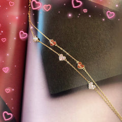 Audrey Timeless Mini-Hearts Layered Bracelet
