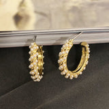 Adorable Mini Pearls Cuff Earrings