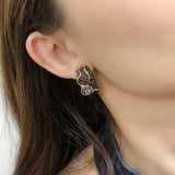 Black Gothic Style Earrings