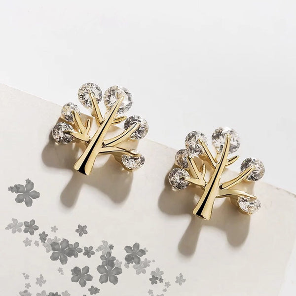 Audrey Tree Plant Earrings