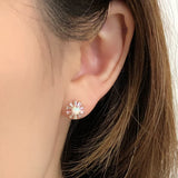 Audrey Opal Floral Earrings
