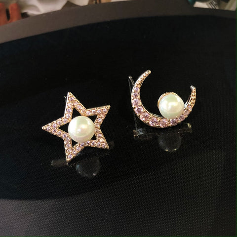 Star & Moon Earrings