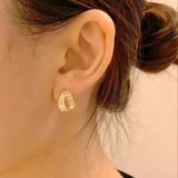 Audrey Modest Hollow Earrings