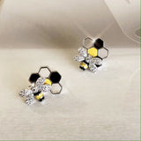 Bumblebee Spinning Earrings
