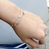 Audrey Timeless Mini-Hearts Layered Bracelet