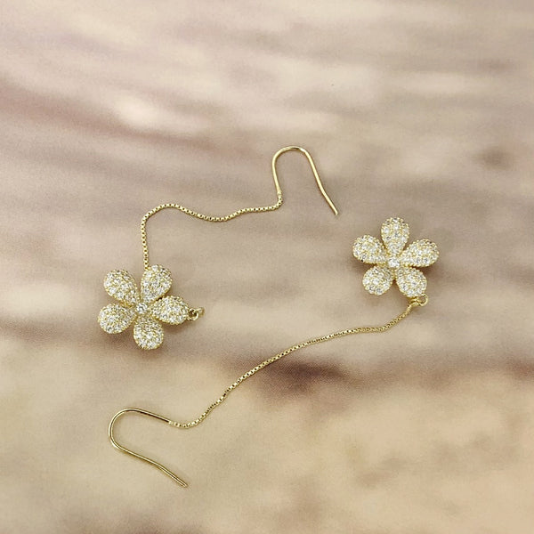 Audrey Eternal Flower Drop Earrings