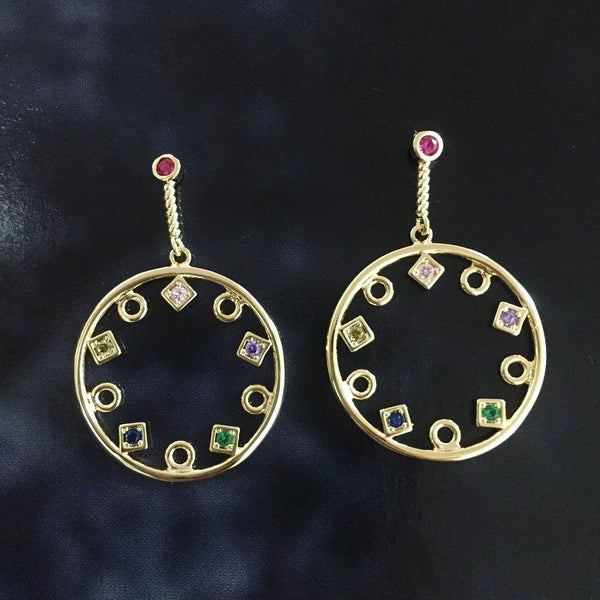 Geo Hallow Earrings