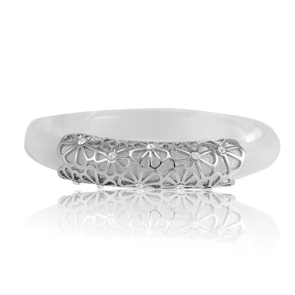 Fleur Moonstone Bangle