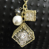 Geo Cube Bag Charm