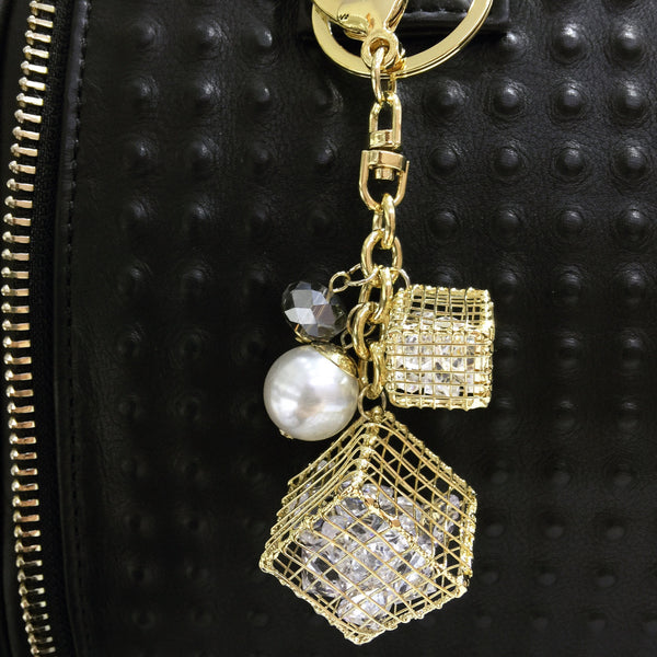 Geo Cube Bag Charm